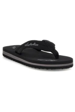 Infradito nere con scritta grigia Australian AU24M409