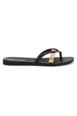 Infradito Nero Fascia Metallizzata Ipanema IP81805