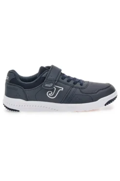 Joma HARVARD JR 2533 blaue Sneakers mit weißer Sohle und Klettverschluss