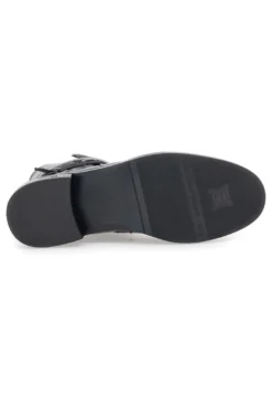 Laura Biagiotti 9285 Schwarze Stiefeletten mit seitlicher Schnalle