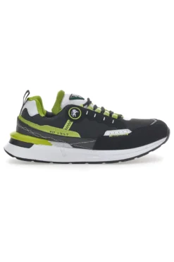 Leone 127 Sneakers in Schwarz und Grün