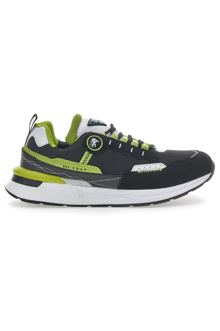 Leone 127 Sneakers in Schwarz und Grün