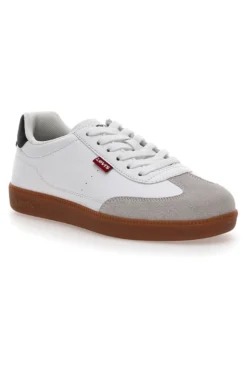 LEVI'S JACKSON weiße Turnschuhe mit Schnürsenkeln