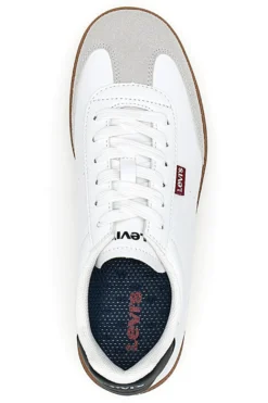 LEVI'S JACKSON weiße Turnschuhe mit Schnürsenkeln