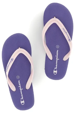 Lila Flip-Flops mit rosa Riemen Champion Big classic evo ii