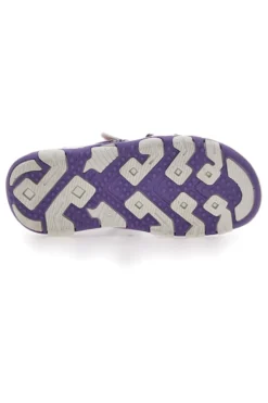 Lila und silberne Sandalen mit Klettverschluss, Frozen 17308