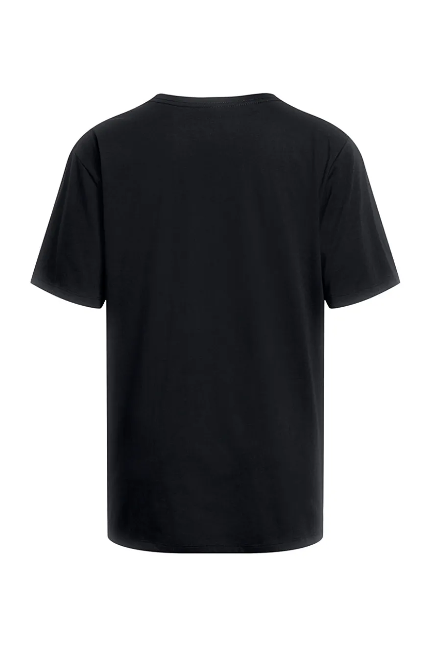 Maglia a maniche corte nero Under Armour Campus Oversize