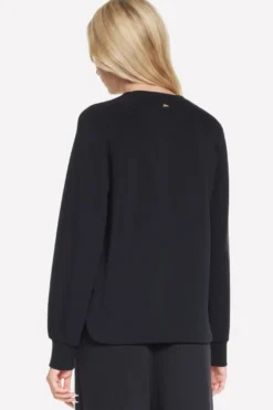 Maglia nero girocollo Skechers Cozy Luxe Crewneck