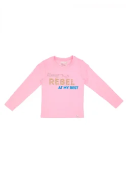 Maglietta a Maniche Lunghe Grazie Mamma 04053 Rosa