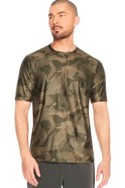 Maglietta militare a girocollo SKECHERS GO DRI All Day Camo