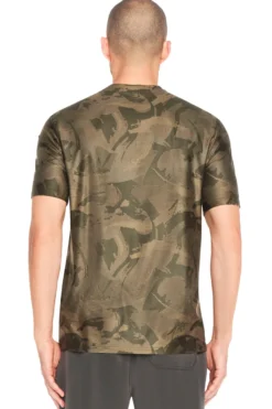 Maglietta militare a girocollo SKECHERS GO DRI All Day Camo