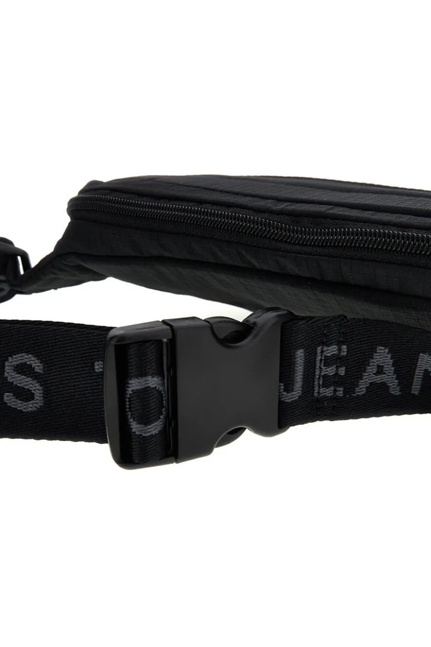 Marsupio nero con logo Tommy jeans 14280