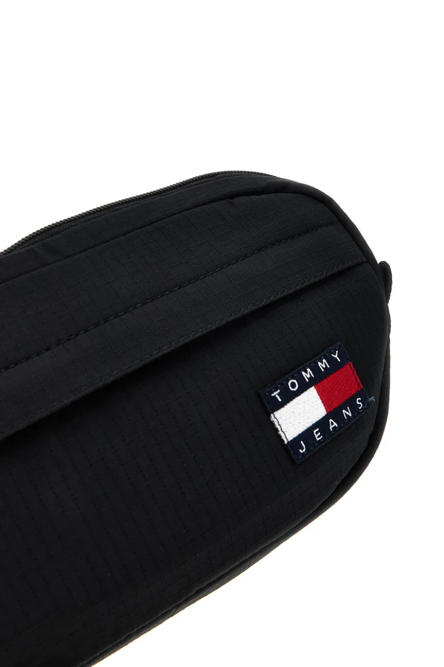 Marsupio nero con logo Tommy jeans 14280