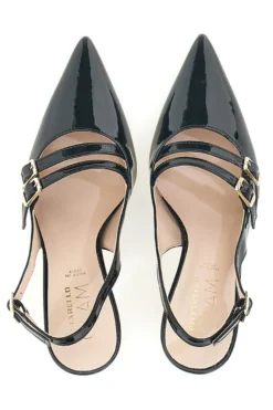 Mary Jane Dekolleté in schwarzer Farbe Pittarello Glam 3591