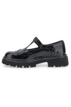 Mary Jane nere in vernice con fondo carrarmato Pittarello Capsule BT251123006
