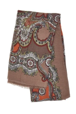 Maxi Foulard Marrone Da Donna GianMarco Venturi 66157