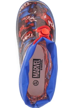 Mehrfarbige Gummistiefel mit Spiderman-Aufdruck und Spiderman-Kordelzug R1310587S02