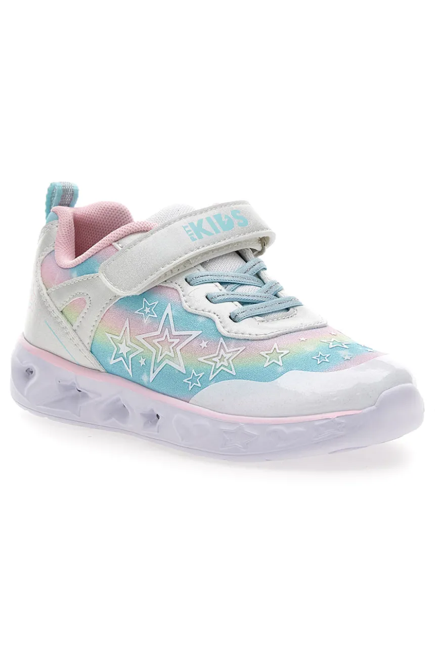 Mehrfarbige Schuhe mit Lichtern und Riemen Pitt Kinder 11325