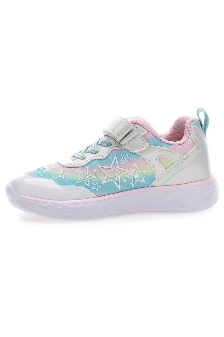 Mehrfarbige Schuhe mit Lichtern und Riemen Pitt Kinder 11325