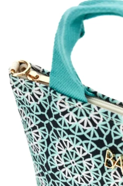 Mini bag mare verde con tracolla Basile BA23740