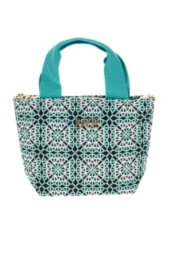 Mini bag mare verde con tracolla Basile BA23740