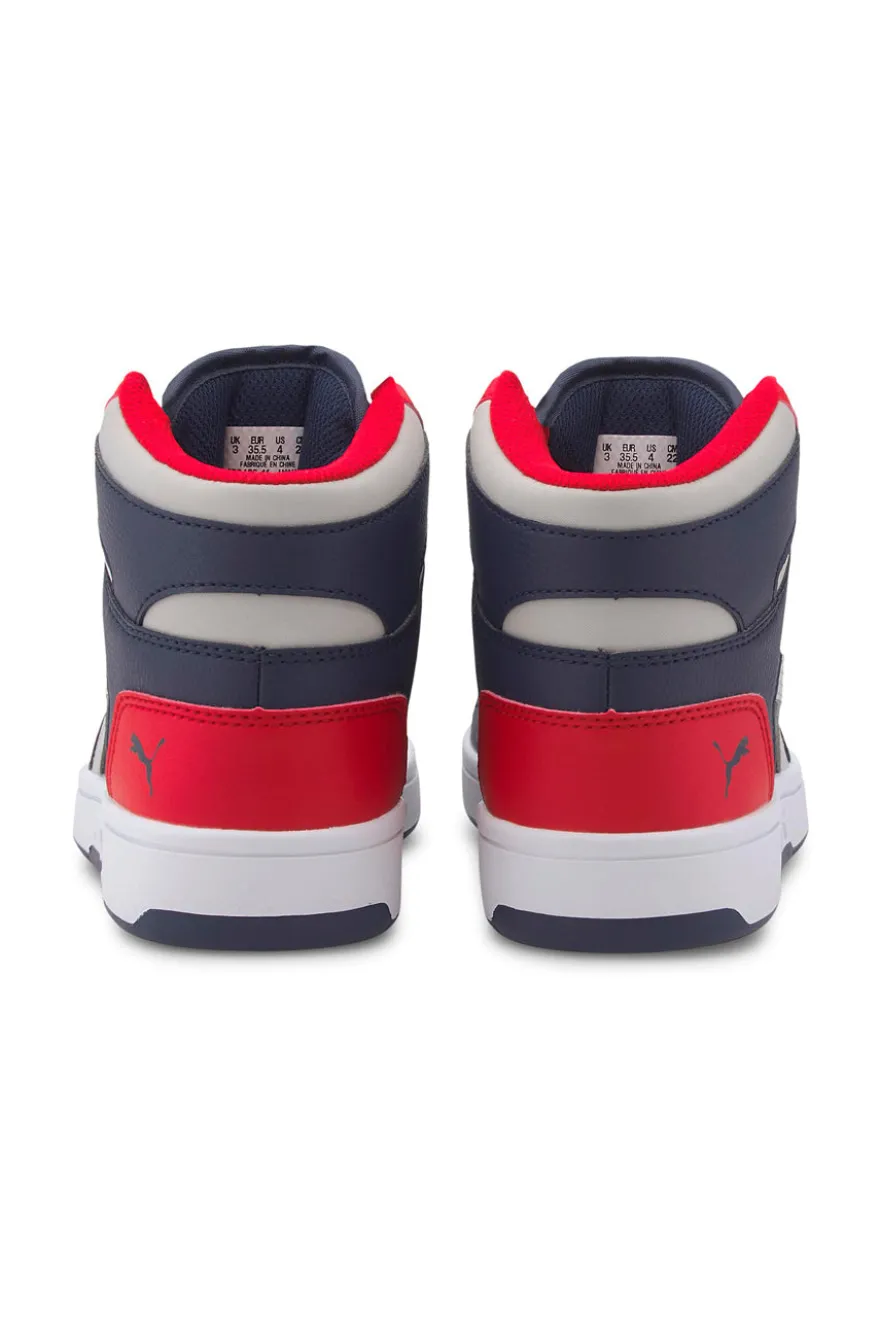 Mittelhohe Puma Rebound Layup Sl Jr blaue Turnschuhe