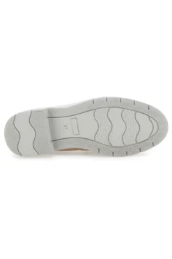 Mocassini Beige Con Bocca di Leone Prima Riga 21153IGNIS