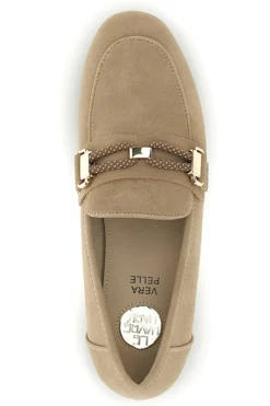 Mocassini beige con morsetto Le havre paris TW26S2300812