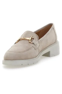 Mocassini Beige Con Morsetto Prima Riga 22729IGNIS