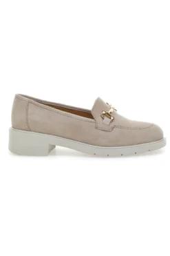 Mocassini Beige Con Morsetto Prima Riga 22729IGNIS