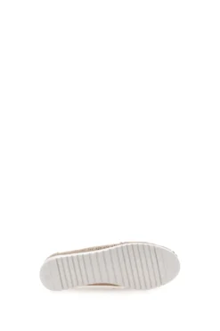 Mocassini Beige con Tomaia Traforata e Fibbia Dorata MIO TEMPO MIN7023