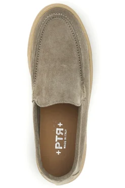 Mocassini beige in pelle Ptr 3255