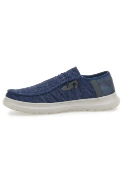 Mocassini Blu con Lacci Elastici ROUTE 66 RO51803
