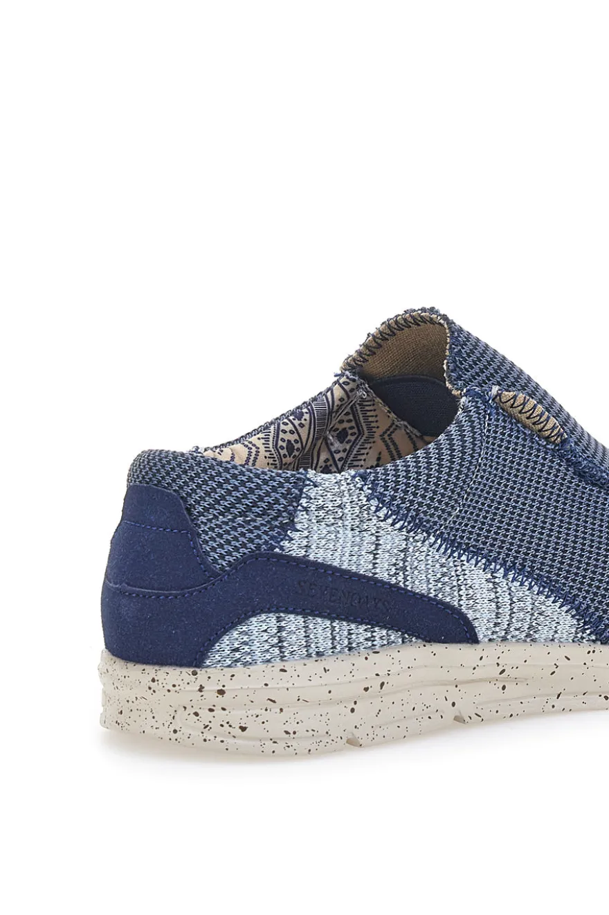 Mocassini blu con laccio elastico SEVENOAKS PK6319A