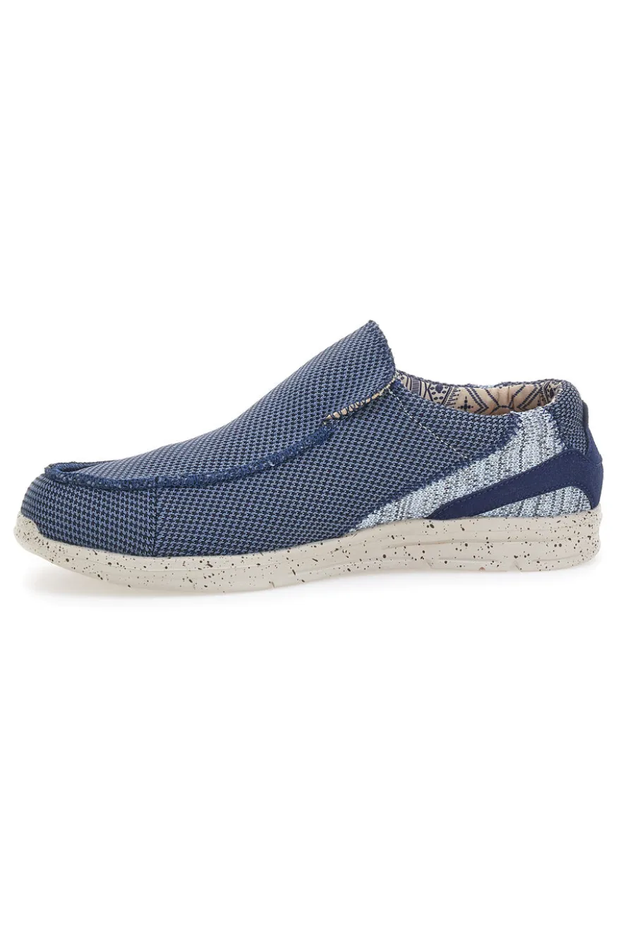 Mocassini blu con laccio elastico SEVENOAKS PK6319A