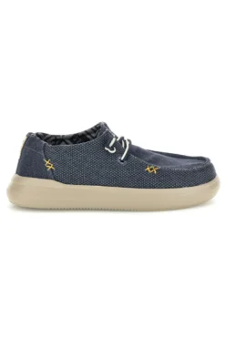 Mocassini blu con lacci U.s. golf club S2694US4636