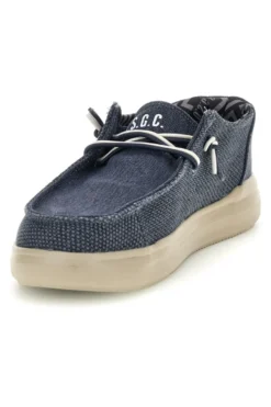 Mocassini blu con lacci U.s. golf club S2694US4636