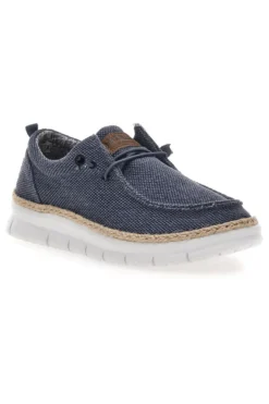 Mocassini Blu con Rafia e Lacci Elastici MAX DILLAN WALLY BIG CVS