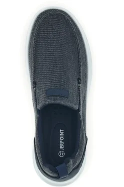Mocassini blu in tessuto leggero Jerpoint PK6130C