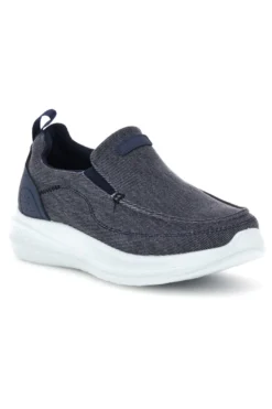 Mocassini blu in tessuto leggero Jerpoint PK6130C