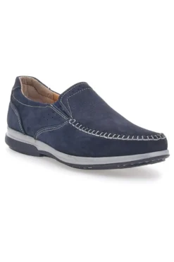 Mocassini Blu In Vera Pelle Mady in Italy Max Dillan 320