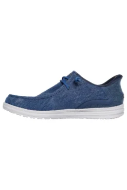 Mocassini blu Slip-ins con Memory Foam Skechers Melson Coronado
