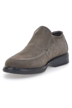 Mocassini Grigi In Vera Pelle Made In Italy Longford 3