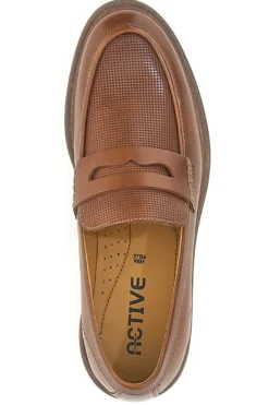 Mocassini Marroni In Vera Pelle Pittarello Active 2406