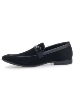 Mocassini neri con morsetto Claremorris 218014A
