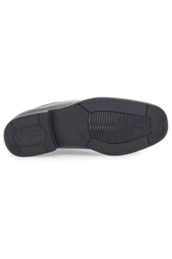 Mocassini neri eleganti slip on in pelle Claremorris 02CROSS
