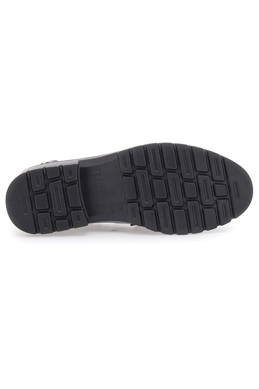 Mocassini neri Vegan effetto lucido ECO BIO J528246