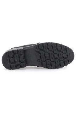 Mocassini neri Vegan effetto velluto ECO BIO J528706