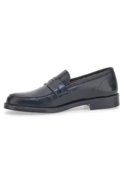 Mocassini Neri Vera Pelle Longford 711