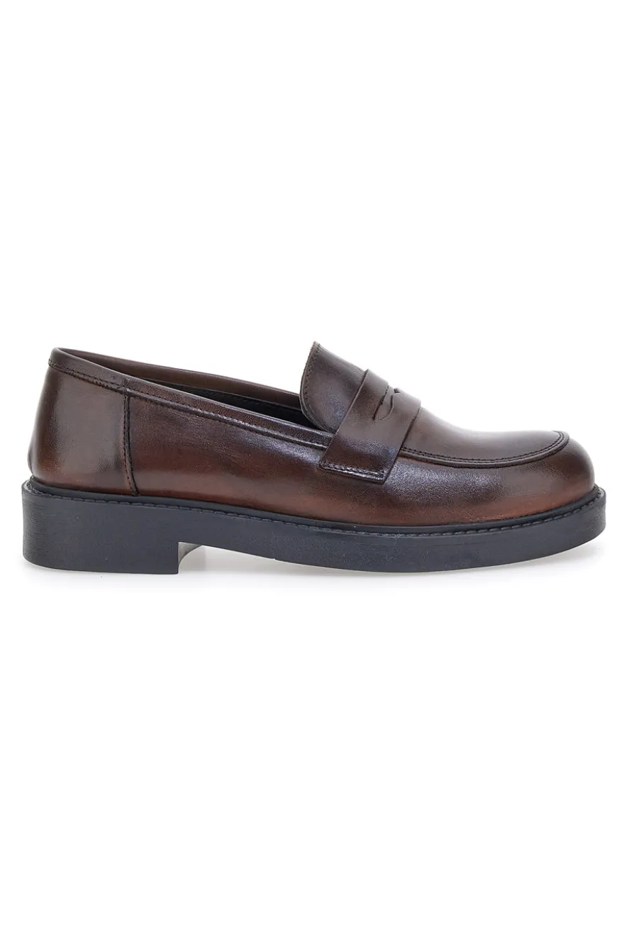 Mocassini Penny marroni PITTRELLO ELITE 100